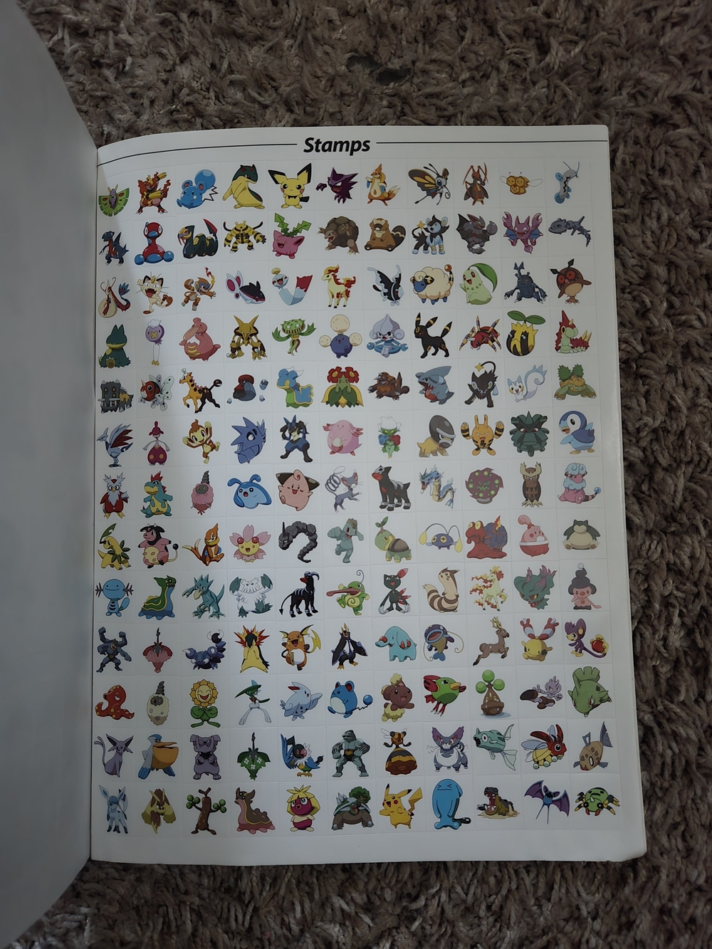 2007 Pokemon Stickedex Sticker Book - Picture 4 of 12